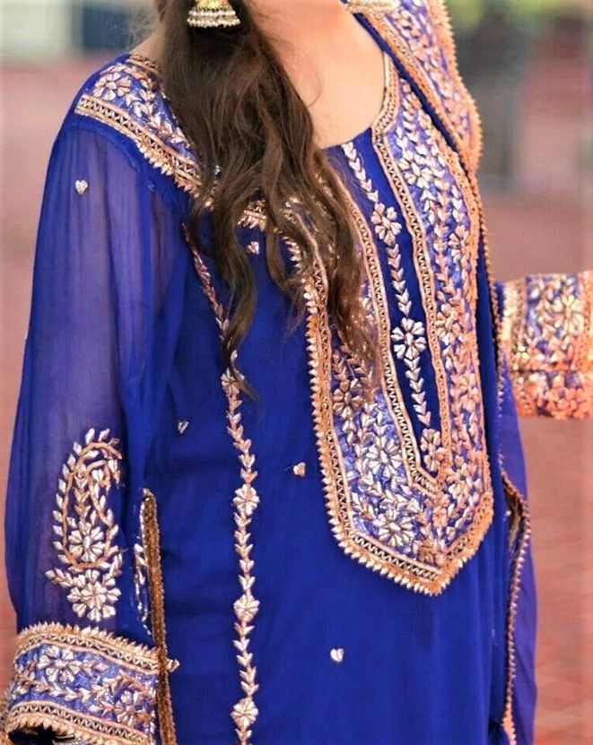 designer gota work dresses Kusum Designer Wear Gota Work Dresses