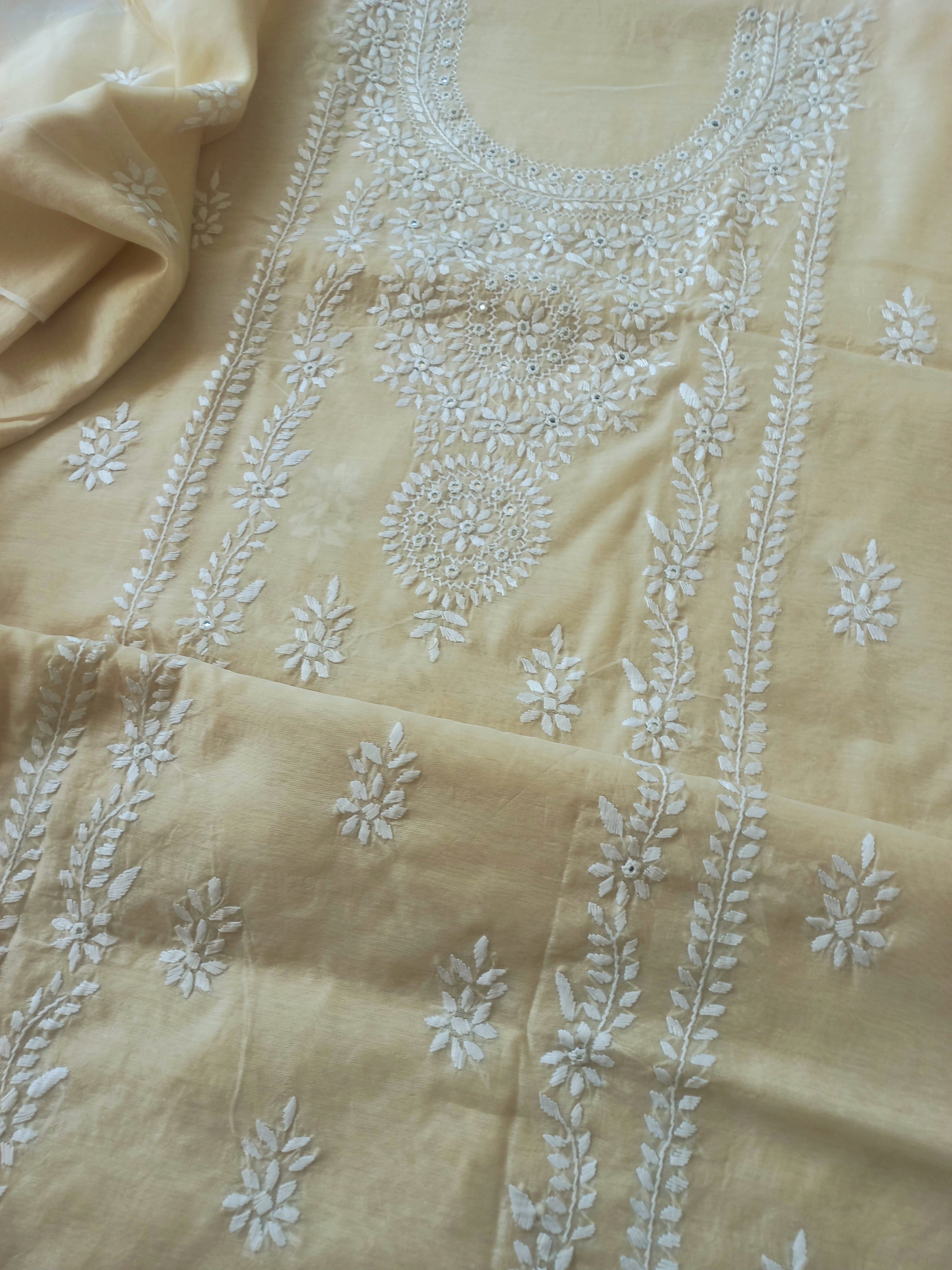 Paper Cotton pakka mirror work