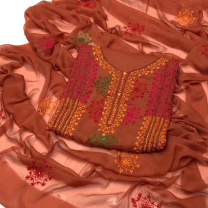 Handmade Afgahani Embroidery work dress